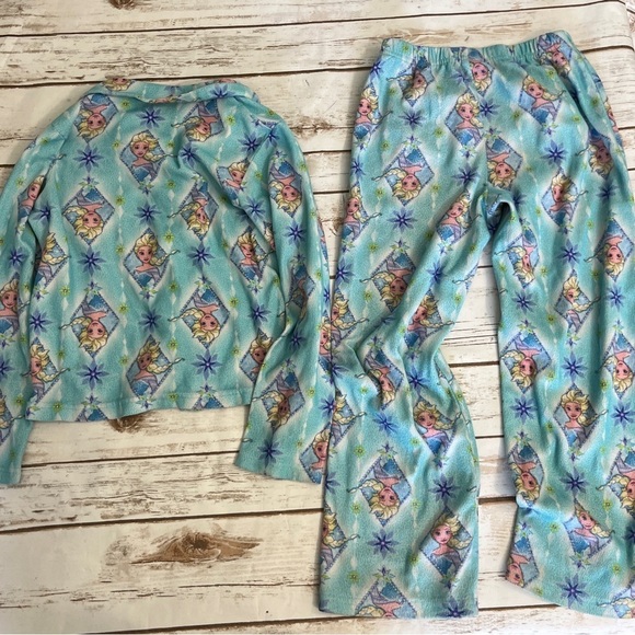 Despicable Me Minions Pink Pajama Set Frozen Bear Fair Isle Girls size 8 - Picture 10 of 15